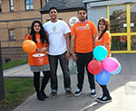 #TeamOrange volunteers take part in Sadaqa Day